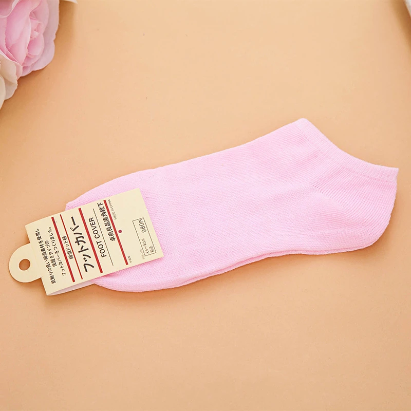 Одна пара Женские Удобные однотонные носки-лодочки хлопок модные сетчатые повседневные носки женские Мягкие короткие носки D0224