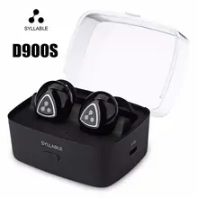 100% NEW Original Syllable D900S Earphone Wireless Bluetooth4.0 Apt-x IPX4 Waterproof Earbud Earphone Sports For Android iPhone