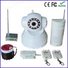 Новинка! Ip-камера Беспроводная умная домашняя система безопасности с дверным контактом инфракрасный детектор wifi ip-камера охранная сигнализация