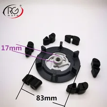 Embrayage hub + caoutchouc pour compresseur | Compresseur d'air automatique ac 5SE09C 5SL12C 6SEU14C 6SEU17C 7SEU17C