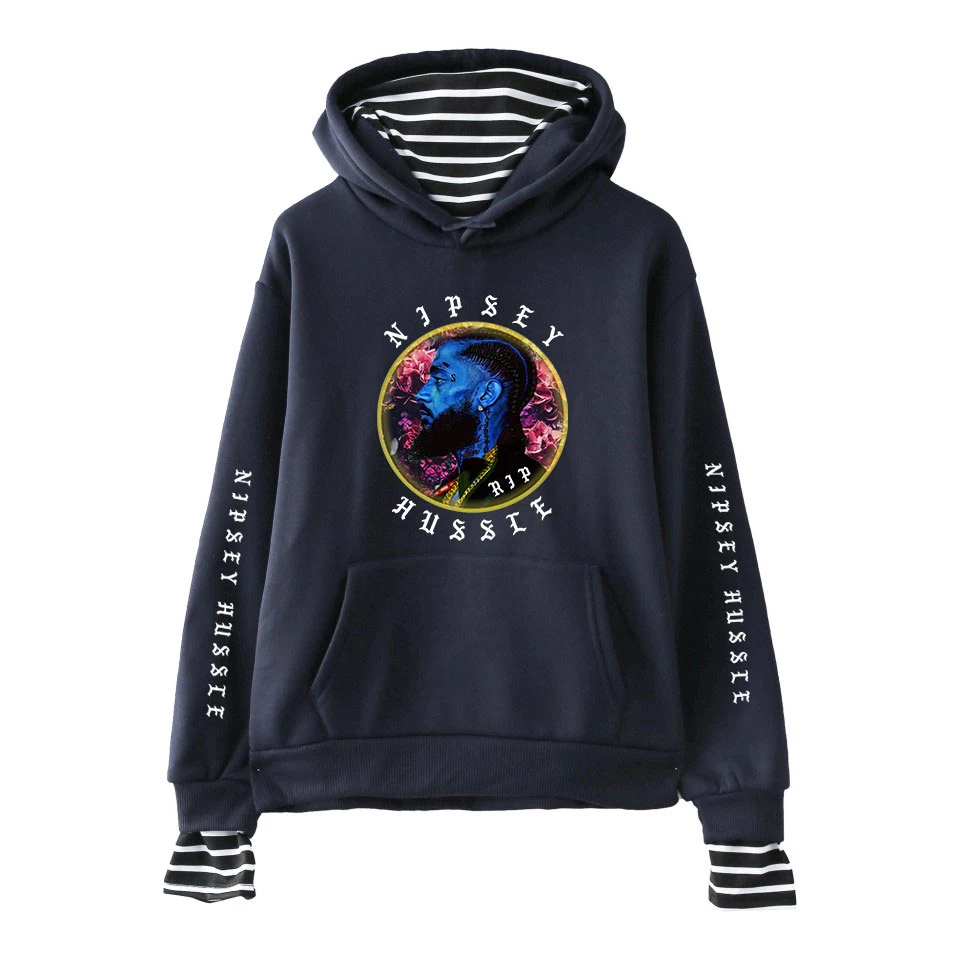 Nipsey Hussle R.I.P Women Fake Two Piece Hoodie Hoody 2019 Street Popular Winter Sweatshirt Women's Harajuku Hooded Hoodies 2XL Nipsey Hussle R.I.P Women Fake Two Piece Hoodie Hoody 2019 Street Popular Winter Sweatshirt Women's Harajuku Hooded Hoodies 2XL