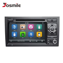 Josimle 2 Din Авторадио автомобильный DVD мультимедийный плеер для Audi A4 B6 B7 Seat Exeo S4 B7 B6 RS4 B7 2000-2012 gps Навигация стерео