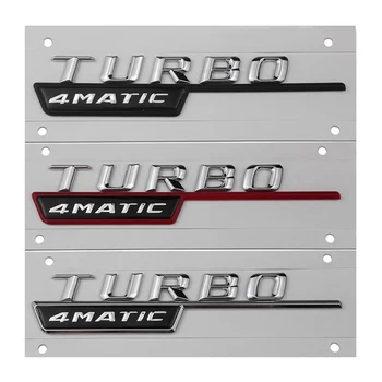 

Vehicle Accessories For Smart Fortwo Brabus Forstars Forjeremy 1 Pair TURBO 4MATIC Logo Rear Sticker Plastic Decoration Emblem