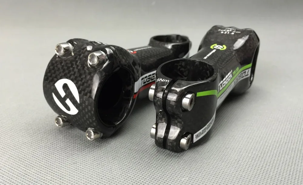 

Bike Stem Handlebar Full Carbon Fibre Road/MTB Bicycle 7 Degrees Bicycle Parts 60mm/70mm/80mm/90mm/100mm/110mm/10mm/130mm
