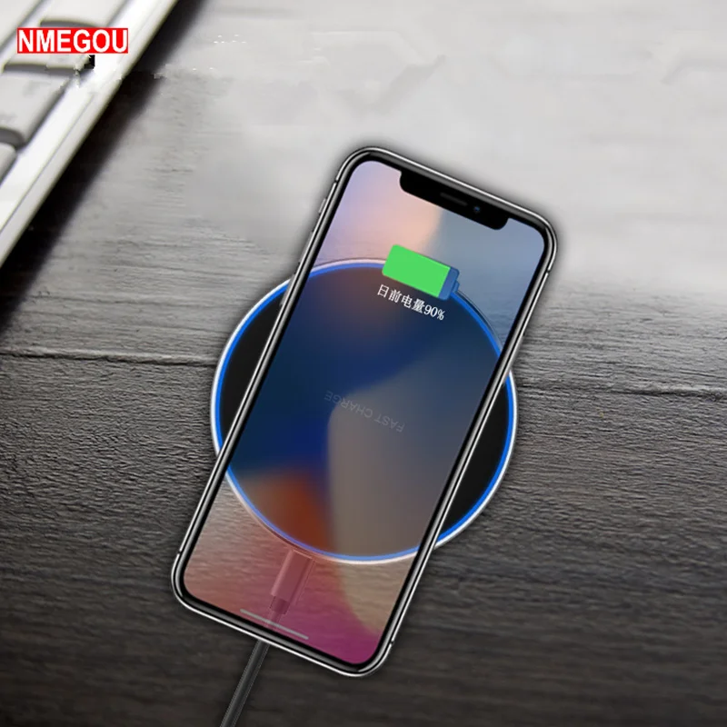 Индукционное Беспроводное зарядное устройство для Xiaomi Mi Mix 2s Samsung Galaxy S9 S8 Plus Note 8 9