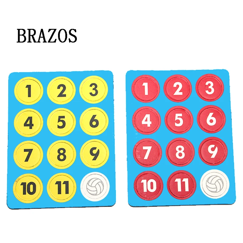 

2 Types Magnetic Volleyball Training Chess Pieces Volleyball Coach Board Number Volleybal Accessories Voleibol Tactic Equipment