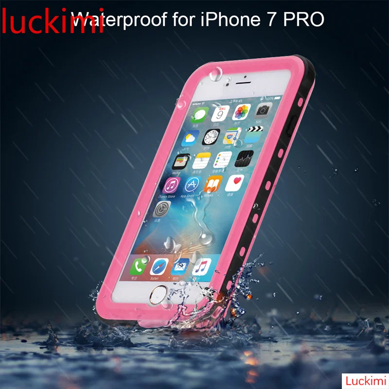 

For iPhone 7 Plus 8 Plus IP68 Diving Waterproof Professional Swimming Anti Shook Swimming Under Water