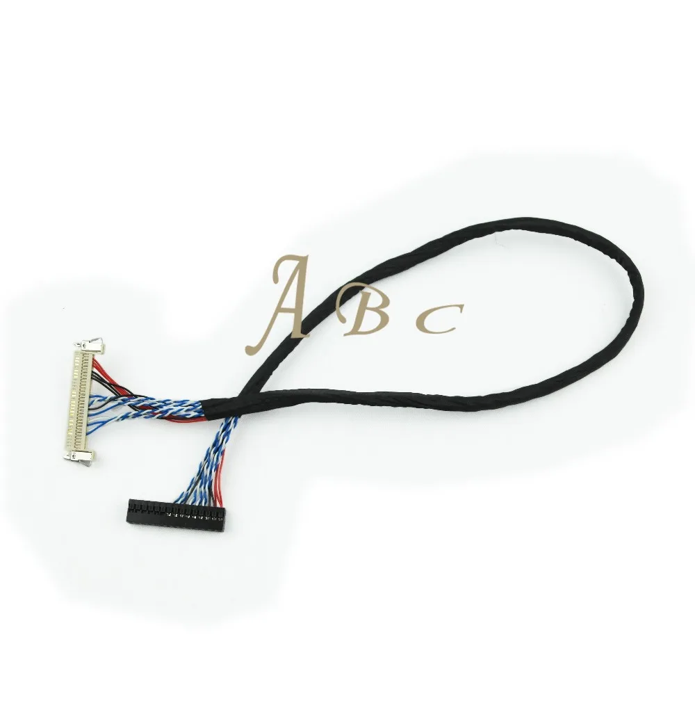 Оптовые поставки 10 шт. 400 мм LVDS кабель FIX 30P S8 30 контактов 8 бит 1ch для Samsung 1366x768 LED ЖК