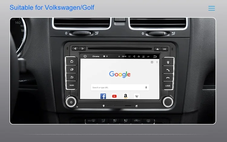 Cheap Isudar 2 Din Auto Radio Android 9 For VW/Volkswagen/POLO/Golf/Skoda/Octavia/Seat/Leon GPS Car Multimedia RAM 4GB DVD Player DSP 6