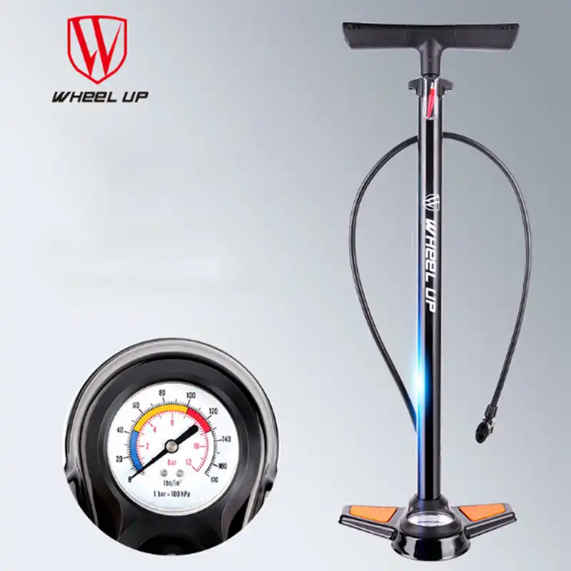 bicycle air pump with gauge