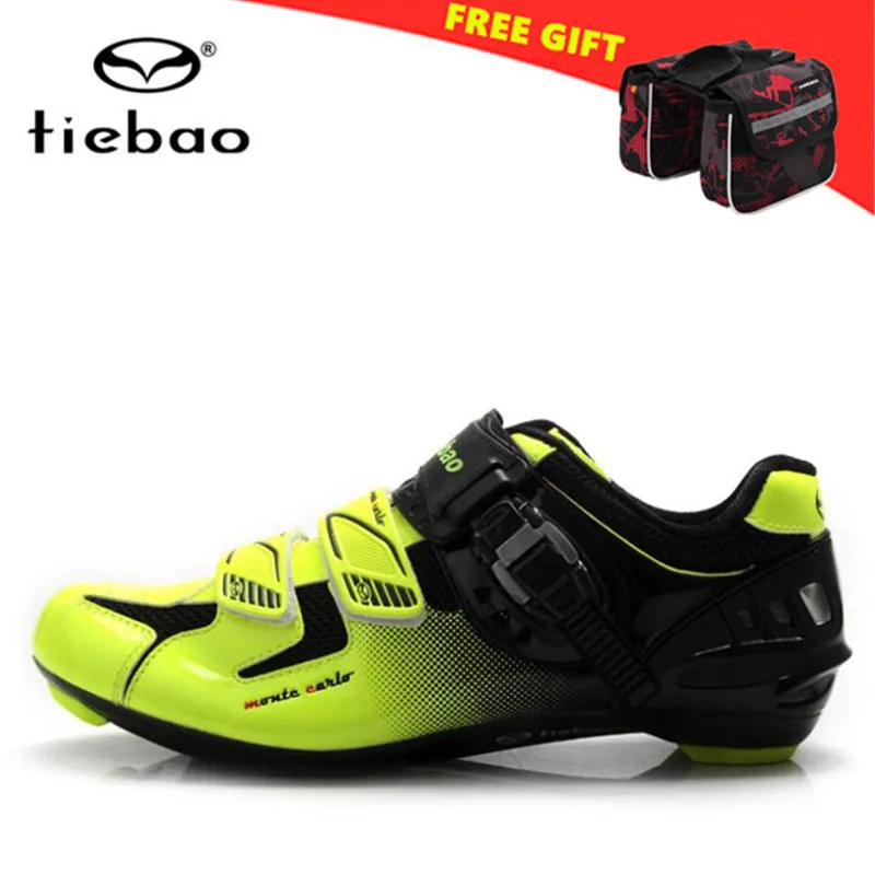 

TIEBAO Bicycle Cycling Shoes 2018 Breathable Men sneakers Women Road Bike Racing Self-Locking zapatillas ciclismo Athletic Shoes
