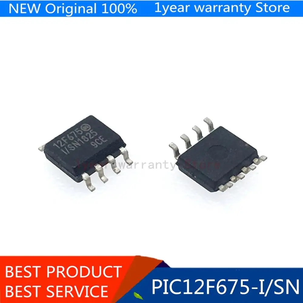 20 шт./лот PIC12F675-I/SN PIC12F675 SOP-8 новая Оригинальная идентификация! | Электроника