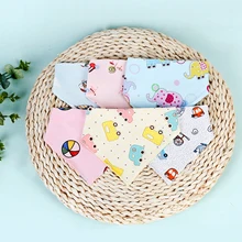 6 ピース/セットかわいい子供トライアングルシェイプベビー哺乳ヘッドスカーフ Bib の少年唾液タオル(China)