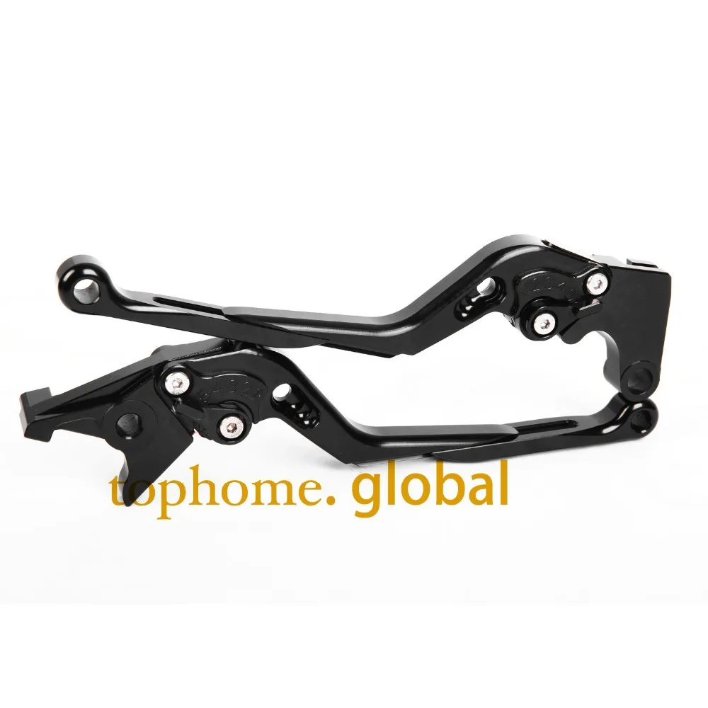 Для Yamaha YZF R1 2009 2014 CNC Складные Выдвижные рычаги Тормозной сцепления черный 2010 2011 2012
