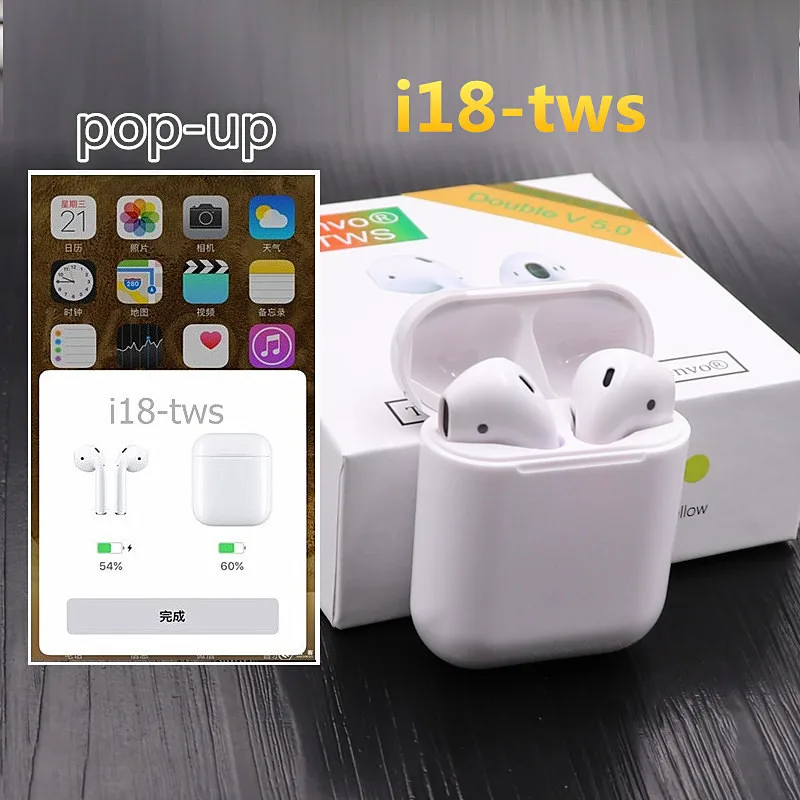 

i18 tws touch bluetooth headsets pk w1 chip 1:1 size LK TE9 LK-TE9 wireless headphone pk i9s i10 i12 tws i20 tws i30 tws XY pods
