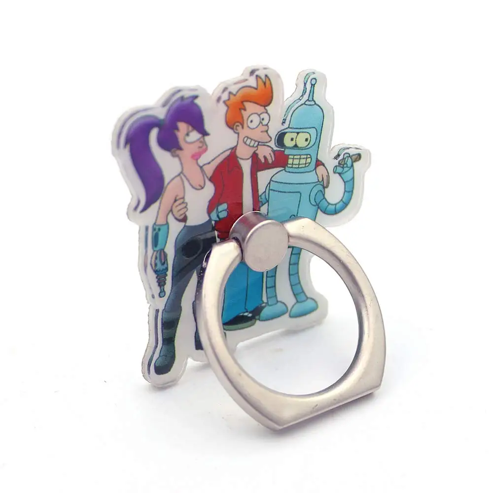 SingFly Futurama Bender изгиб Rodriguez универсальный металлический палец кольцо Мобильный