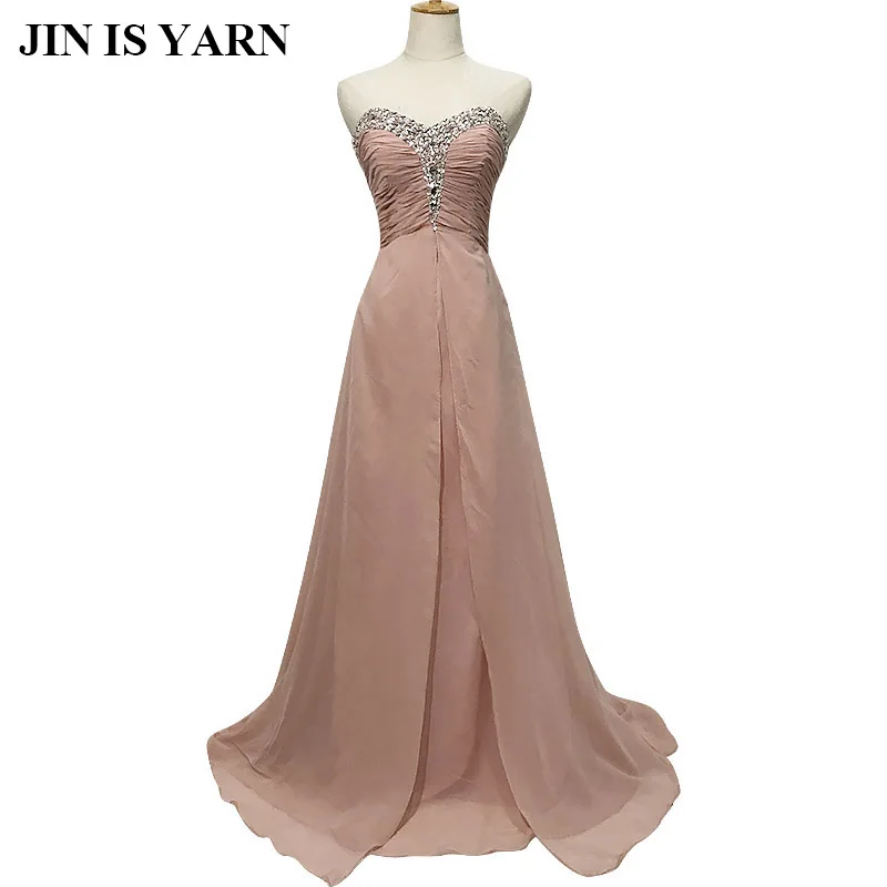 

New fashion 2018 formal pink long design medium sleeves party gown vestidos elegant lace plus size evening dresses