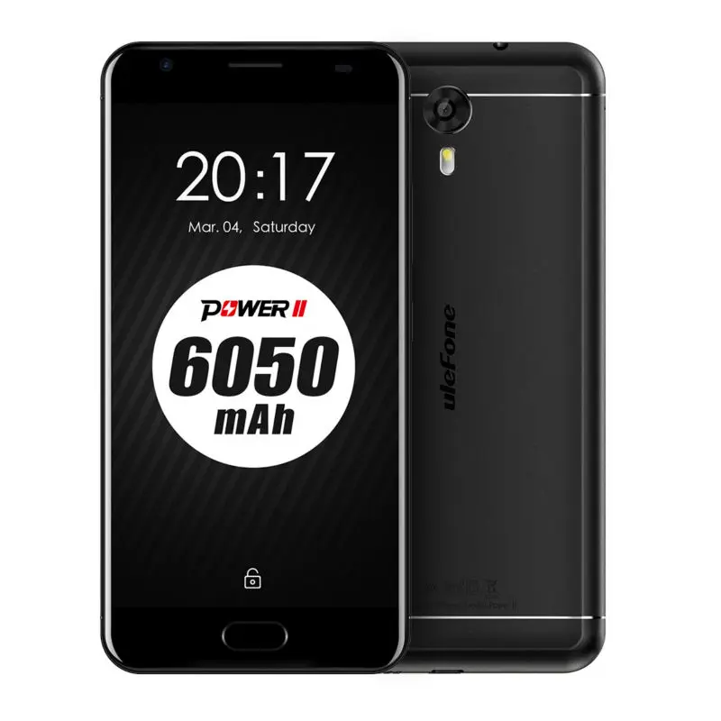 Мобильный телефон Ulefone power 2, 5,5 дюймов, FHD, MTK6750T, четыре ядра, Android 7,0, 4 Гб+ 64 ГБ, 16 Мп, 6050 мА/ч, отпечаток пальца, ID, 4G, gps