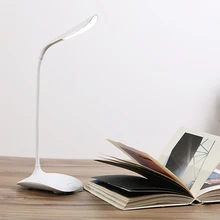 Светодиодный сенсорный включения/выключения настольная лампа диммер складной Перезаряжаемые Светодиодный Настольные лампы для защиты глаз, настольная лампа