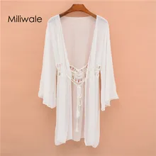 New casual summer bohemian shirt bamboo cotton beach drop shoulder shirt holiday cover shirt for women New casual summer bohemian shirt bamboo cotton beach drop shoulder shirt holiday cover shirt for women