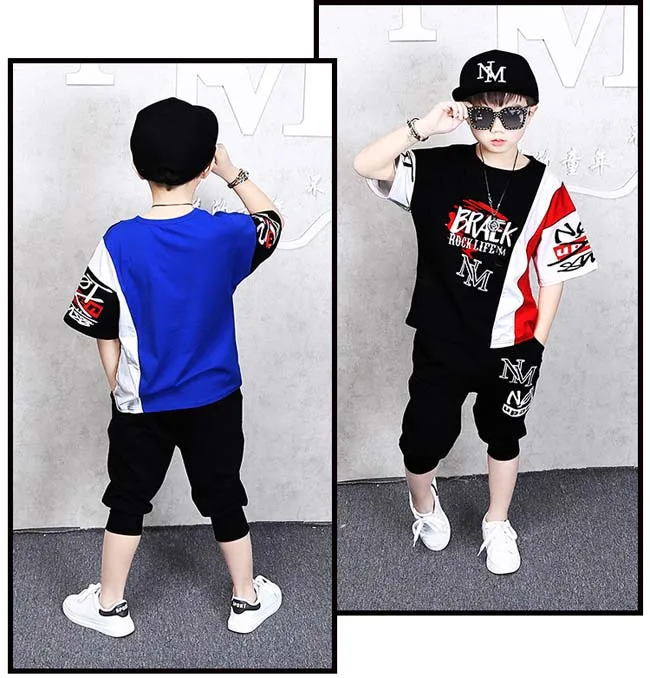 Conjunto de Roupas para Meninos Meninas de Rua Trajes de Dança Roupas para 6 2019 Crianças Hip Hop Jazz Dança Crianças Casual Esporte 8 10 12 14 y 4 Meninas de Rua Hip Hop Jazz Dança