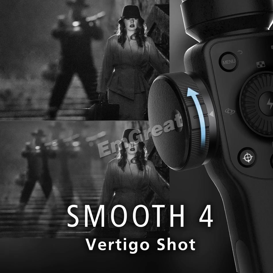 Zhiyun Smooth 4 3-Axis смартфон портативный монопод с шарнирным замком Портативный стабилизатор для iPhone X, 8 Plus, 8, 7 samsung S9 S8 S7 вертикальной съемки