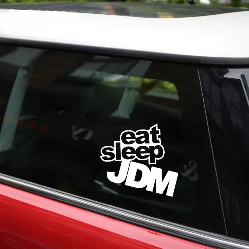 EAT SLEEP JDM Забавный юмористический автомобильный стикер автомобильные аксессуары