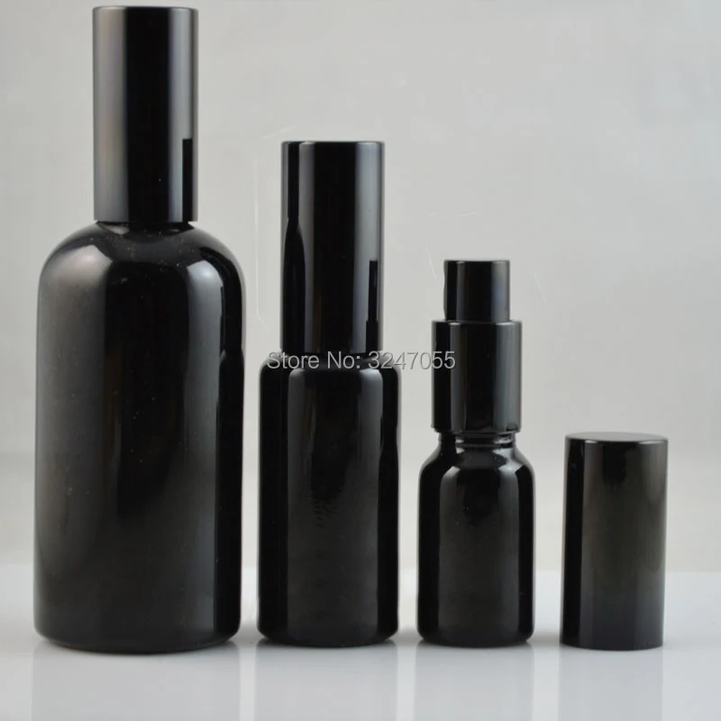 Пустой стеклянный флакон для парфюма 10ML15ML30ML50ML100ML элегантный черный сделай сам с