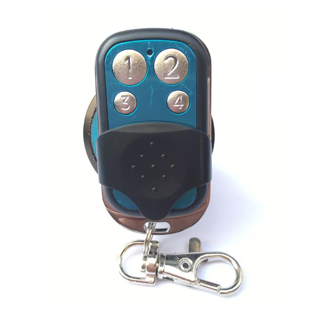 

Portable Wireless 4333.92 Mhz Remote Control Copy Code Remote 4 Channel Electric Cloning Gate Garage Door Auto Keychain