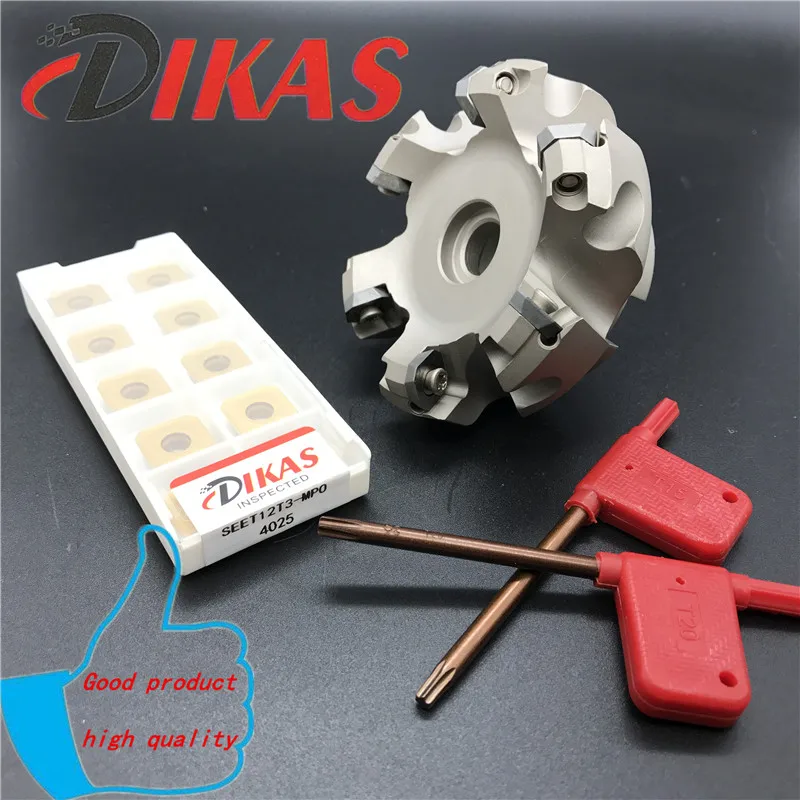 1PCS Milling cutter holder ASX445 63D22d40L6T and 10pcs SEET12T3 MPO