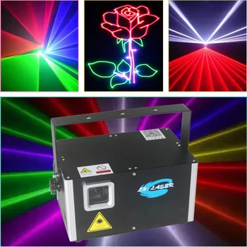 

Free Shipping 4 Watts RGB laser light for dj disco Christmas and party lighting system for outdoor and indoor