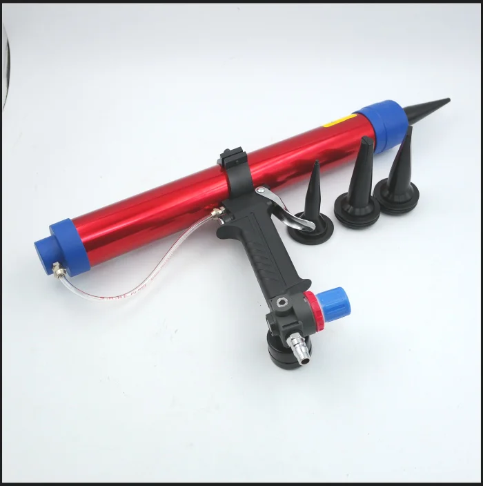 Professional 600ML pneumatic air glass glue guns,air caulking gun