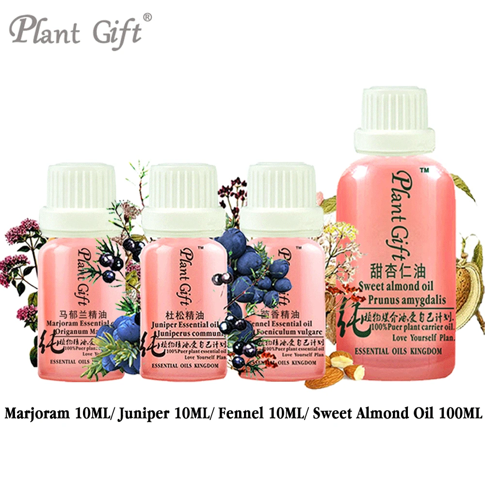 

Calm Mood 100%Pure Plant Essential Oil Rheumatism Marjoram / Juniper / Fennel / Sweet Almond Oil Suitable For The Treatment Acne