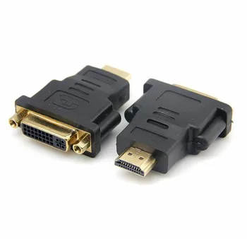 

DVI-D FeMale 24+5 DVI to HDMI Male 19 Pin Video Graphics Card Converter Adapter 1080p / FULL HD Digital Signal HDMI Cable to DVI