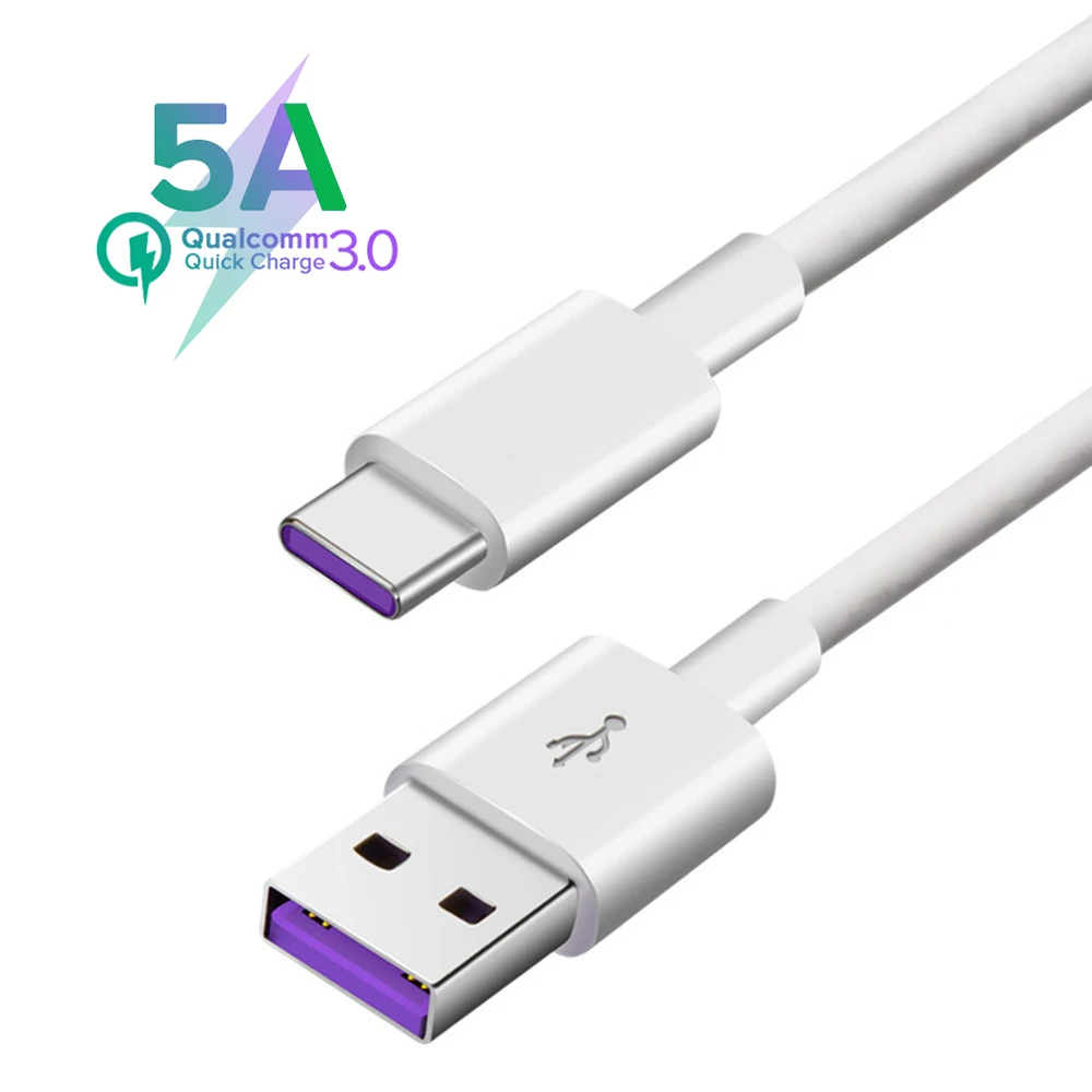 5А быстрая зарядка type C USB кабель для huawei Honor Supercharge кабели передачи данных FCQ Quick Charge