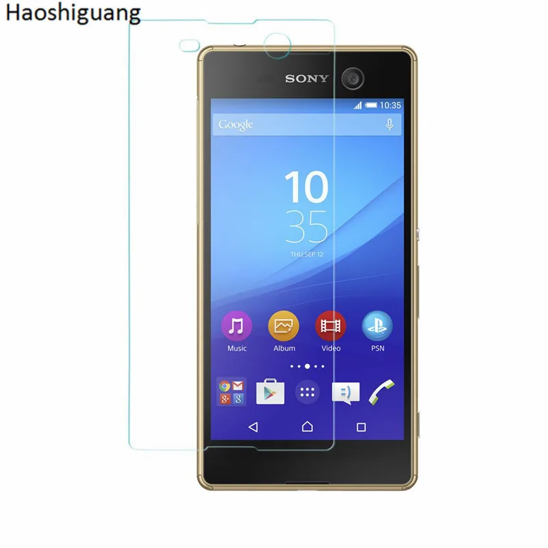 2Pc 9H Explosion-proof Tempered Glass Screen Protector Protective Film For Sony Xperia M5 E5606 Lte E5643 E5633 E5603 E5653 Dual | Мобильные