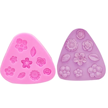 

M1141 3D Leaves Silicone Mold flower Shape Mould for Candy,Chocolate,Ice,Flowers Cake decorating tools