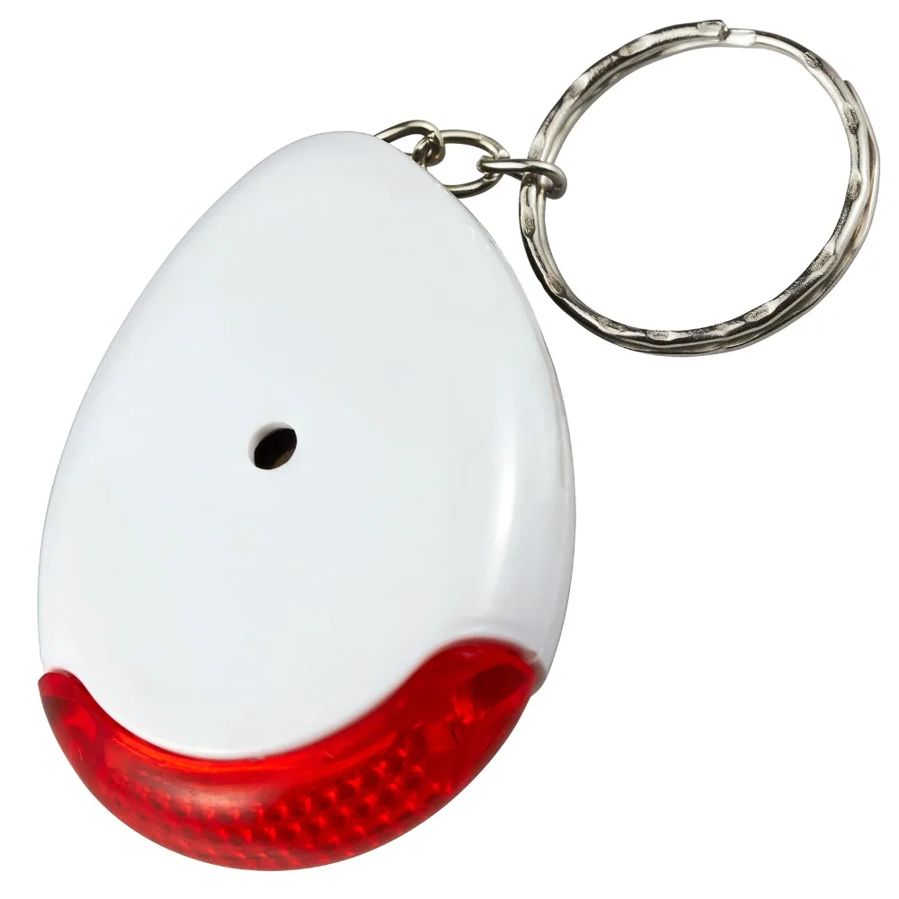 New LED Light Whistle Voice Keychain Flash Anti Lost Anti Wolf Key