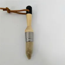 1 шт отметил насадки-щетки 1 дюйм Мел Краска щётка с деревянной ручкой щетины Мел масляные Краски ing щетка для воска художник товары для рукоделия