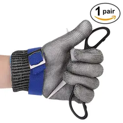 Новые прочные высококачественные безопасные устойчивые к порезам защитные перчатки 100% нержавеющая стальная металлическая сетка рабочие