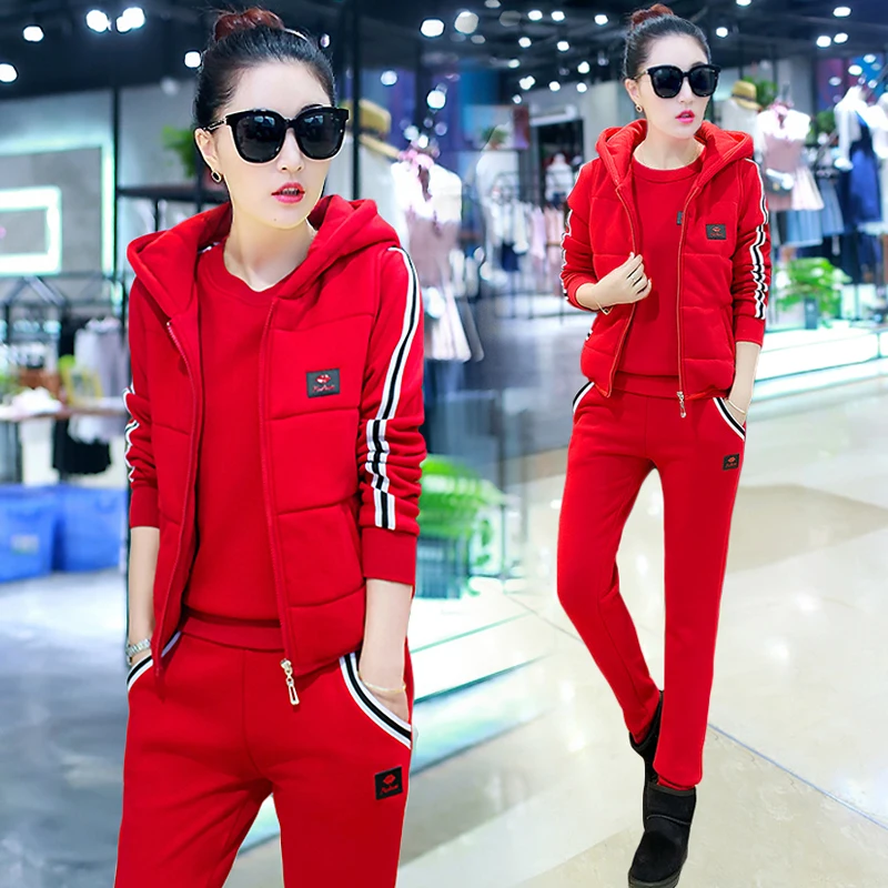 YICIYA black women tracksuits two 3 piece set outfits sportswear plus size pant suits top winter co-ord warm thicking clothing YICIYA black women tracksuits two 3 piece set outfits sportswear plus size pant suits top winter co-ord warm thicking clothing