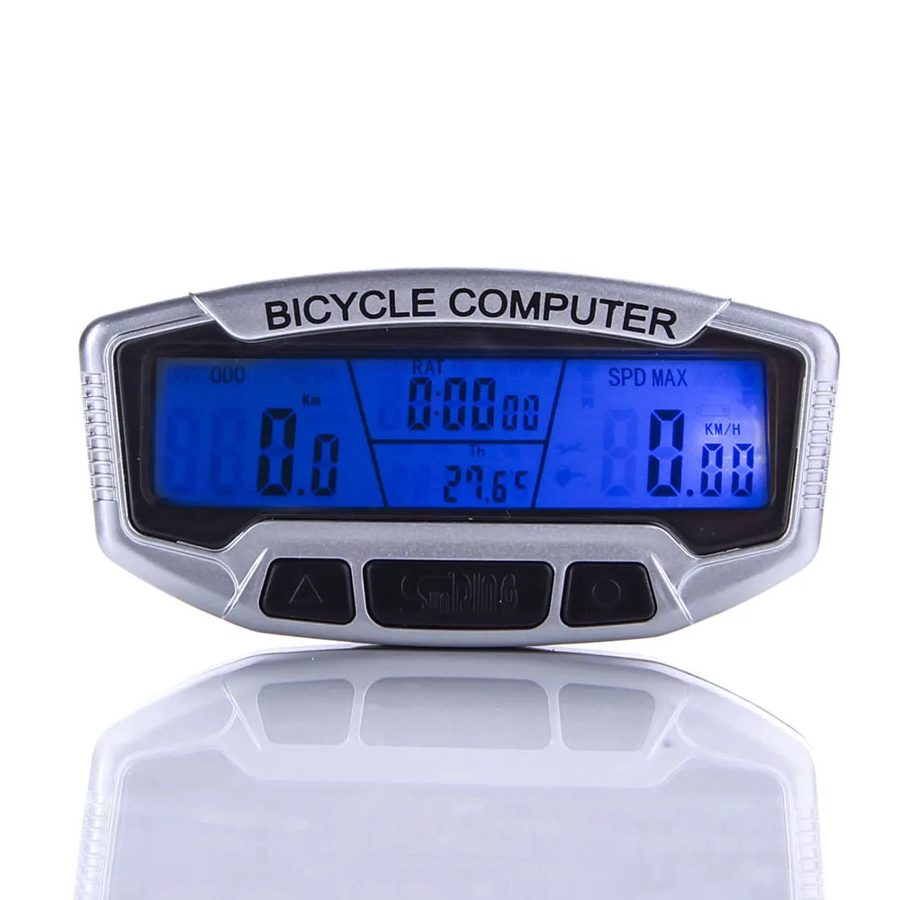 

LCD Bicycle Computer Waterproof Bicycle Speed Meter Digital LCD Backlight Bicycle Computer Odometer Bike Speedometer Stopwatch