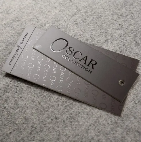 

(1000 pcs/lot) Free shipping Customized paper hangtags garment paper stamping HANG label / swing tags