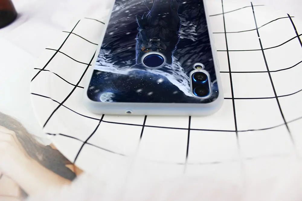Мягкий силиконовый чехол Fierce Snow Wolf для Huawei Honor 30 20 10 9 Lite 30pro 20pro 30s 10i 9a 8a чехлы