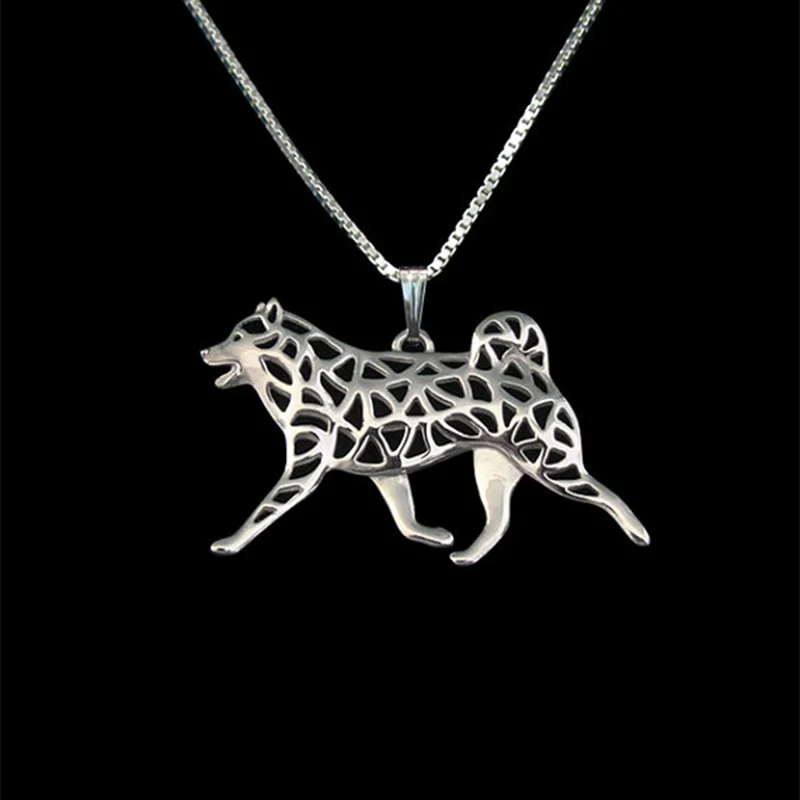 Gold Silver Color Shiba Inu Pendant 