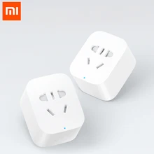 Оригинальный Xiaomi умная розетка Plug Базовая версия Wi Fi беспроводной Дистанционное управление разъем адаптера Мощность включения и выключения с
