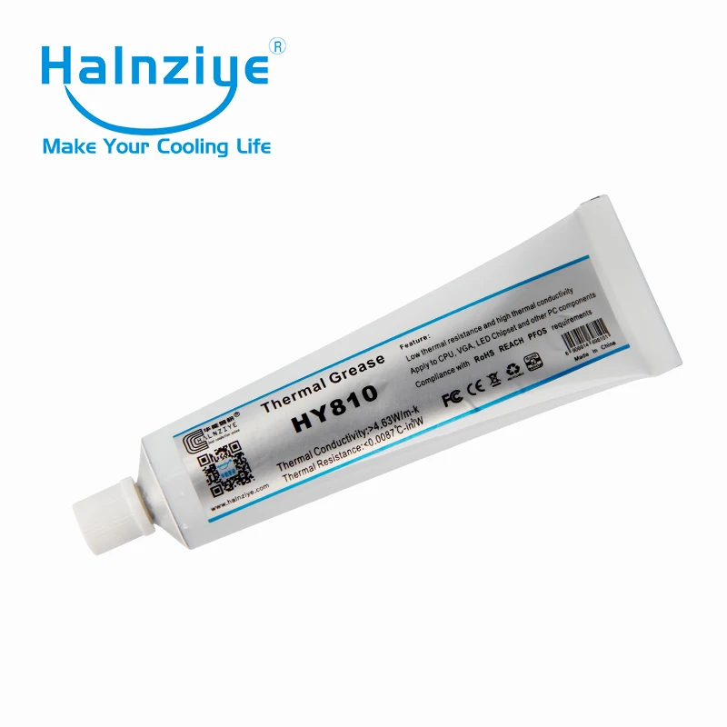 

high quality heat sink nano thermal conduction/conductive paste compound grease in a Aluminum tube 100g