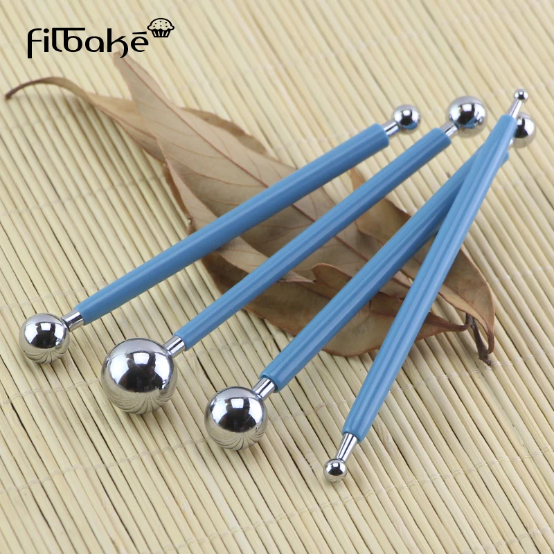 

FILBAKE Stainless Steel Ball Flower Modeling Fondant Cake Decorating Tools Kitchen Baking Accessories Cake Decorating Tools