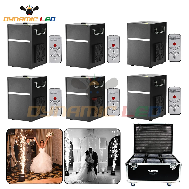 Чехол для фонтана Cold Spark машина фейерверков 400W Dmx 6 шт. | Лампы и освещение
