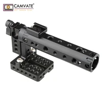 camvate dslr Rig ידית CAMVATE DSLR למעלה w / Top פלייט 15mm רוד קלאמפ קרת נעלי ההר C1153 אבזרי צילום במצלמה (5)
